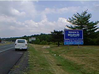 entering Delaware