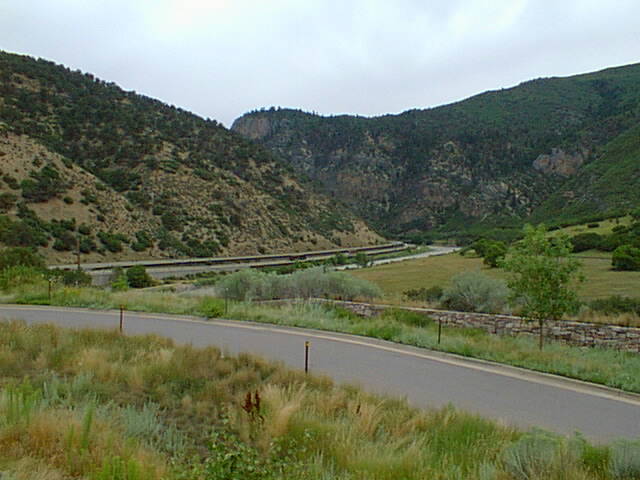 West end of Glenwood Canyon