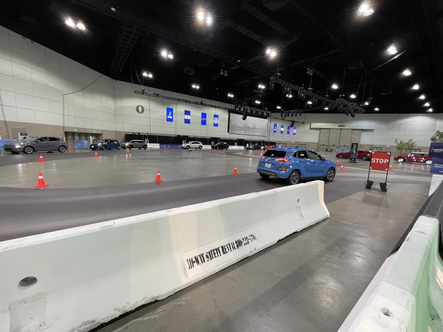 EV test-drive track