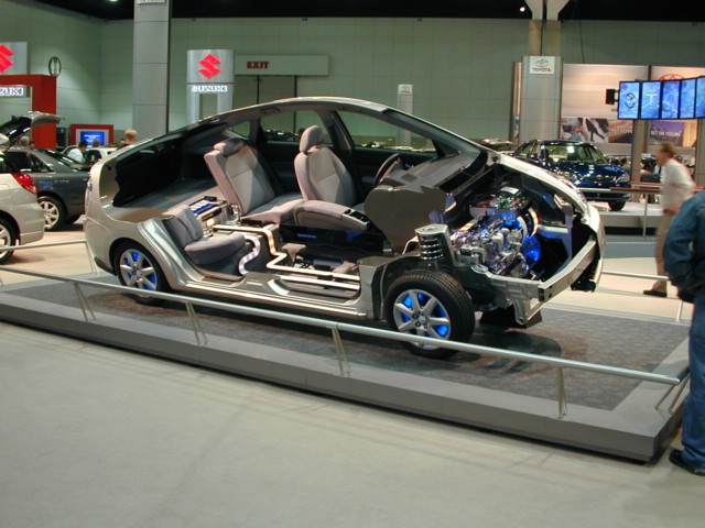 Cutaway of Toyota Prius