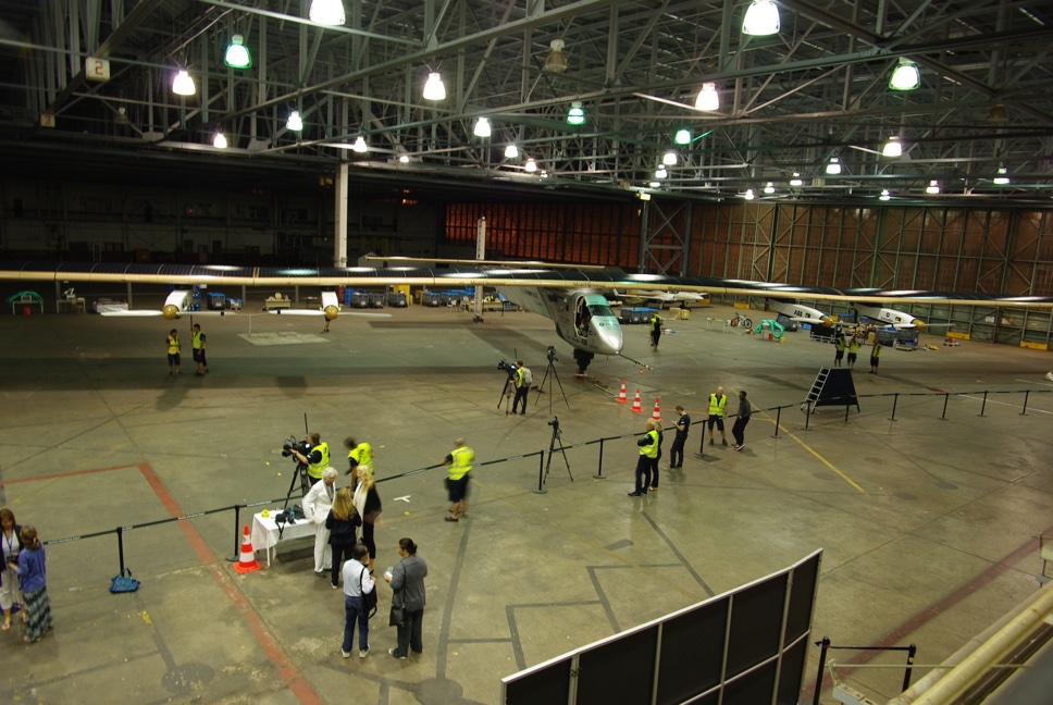 Solar Impulse 2 back in hangar