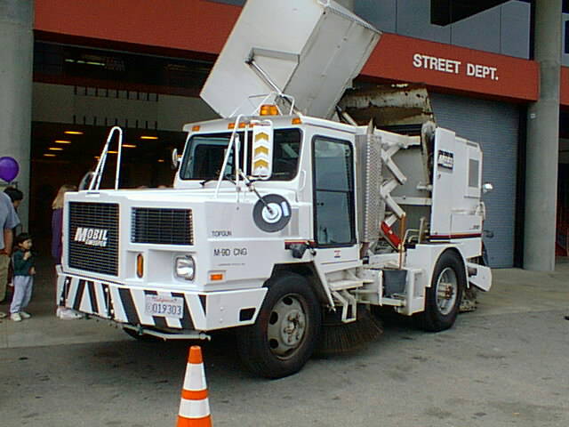 Torrance CNG street sweeper