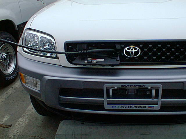 Toyota RAV4-EV charge port
